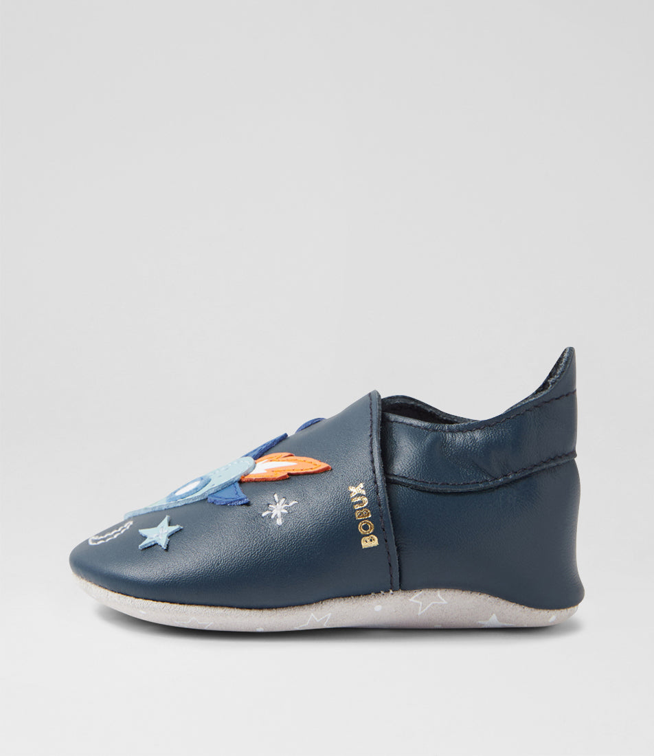 Bobux Chaussons Cosmic Rocket Navy