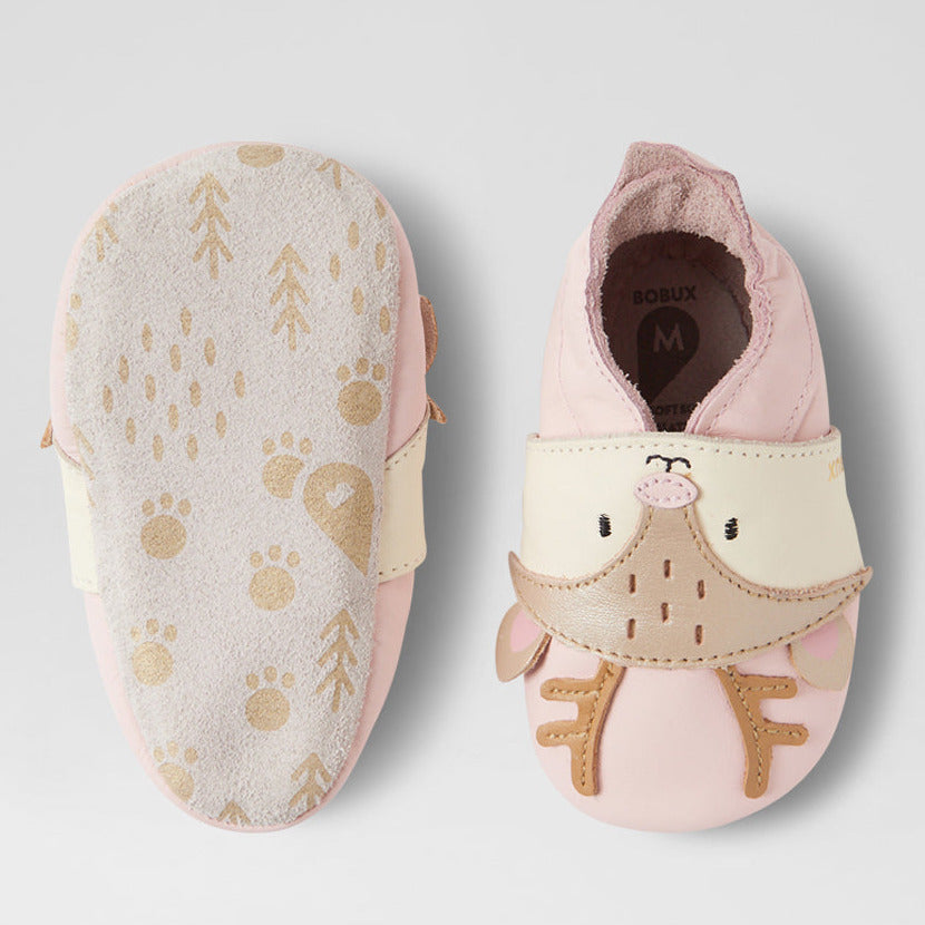 Bobux Chaussons Fawna Rosewater