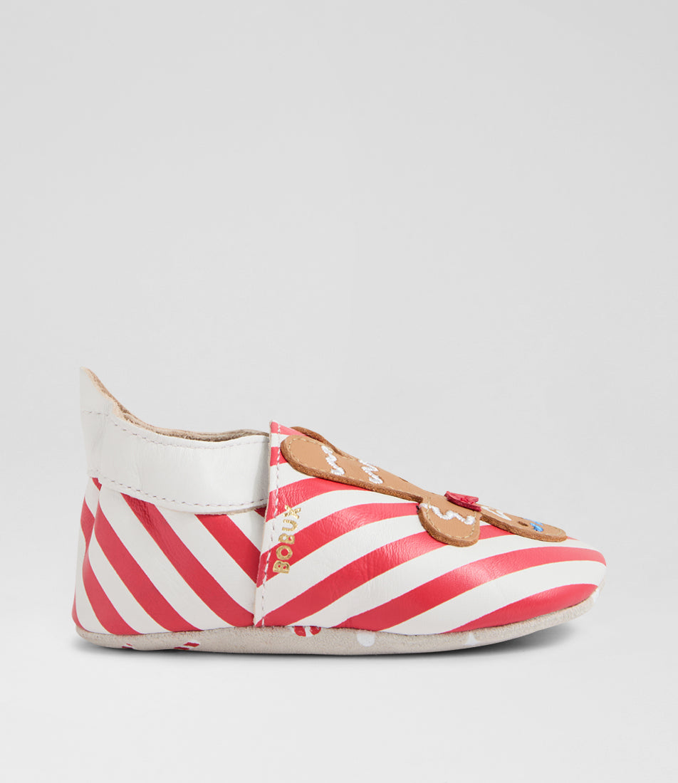 Bobux Pantuflas Gingy White Poppy