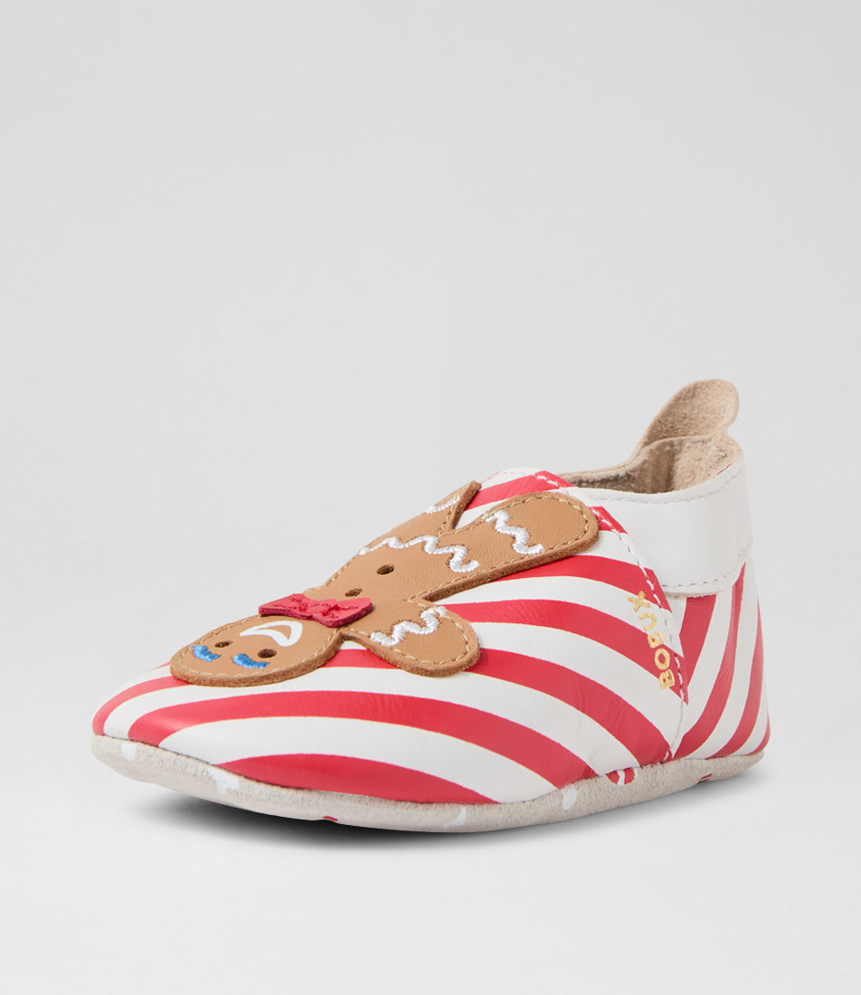 Bobux Pantuflas Gingy White Poppy