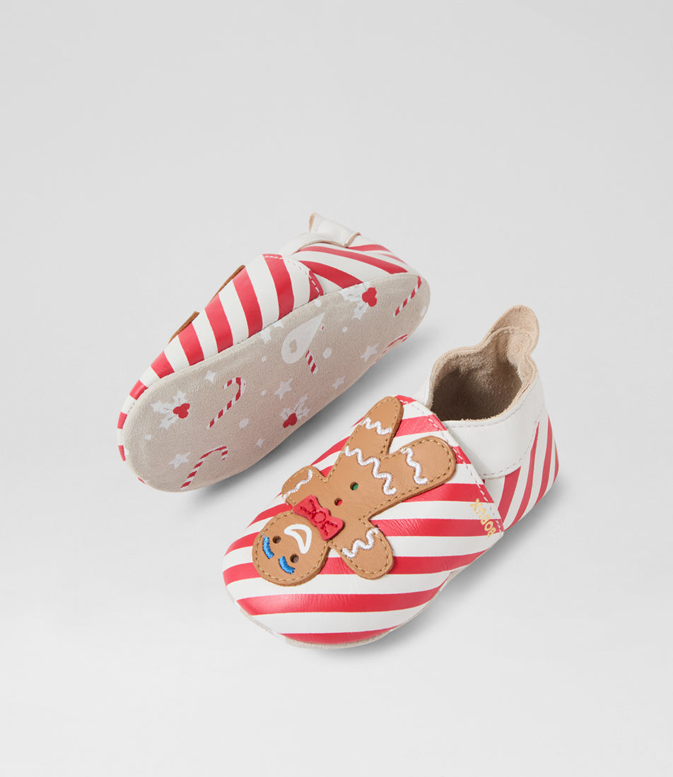 Bobux Pantuflas Gingy White Poppy
