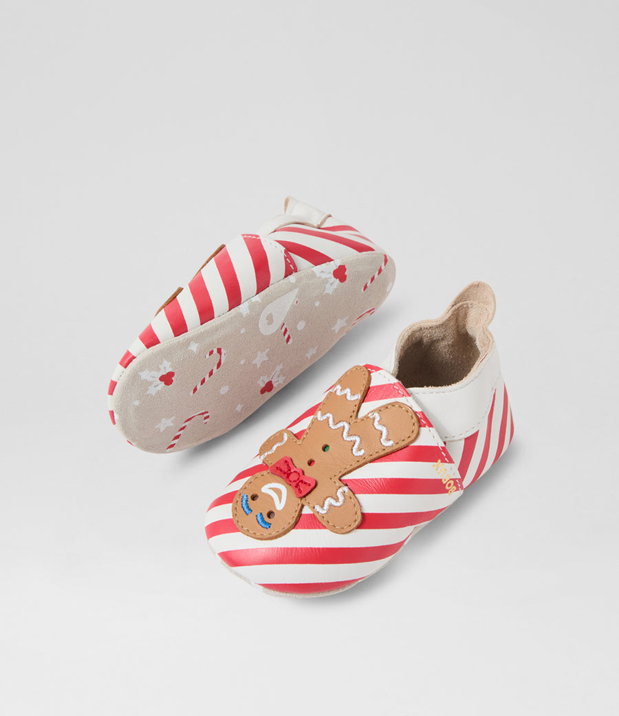 Bobux Pantuflas Gingy White Poppy