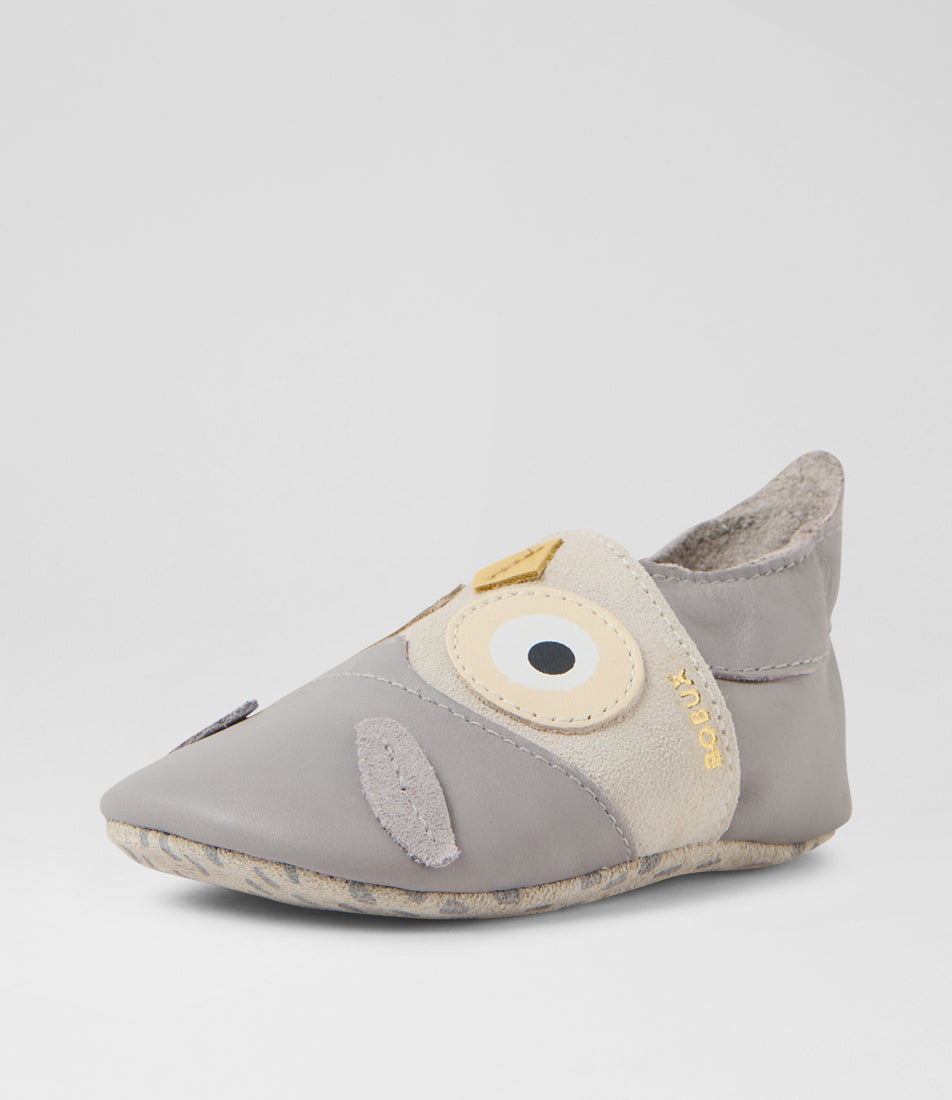 Bobux Chaussons Hootie Grey Gull
