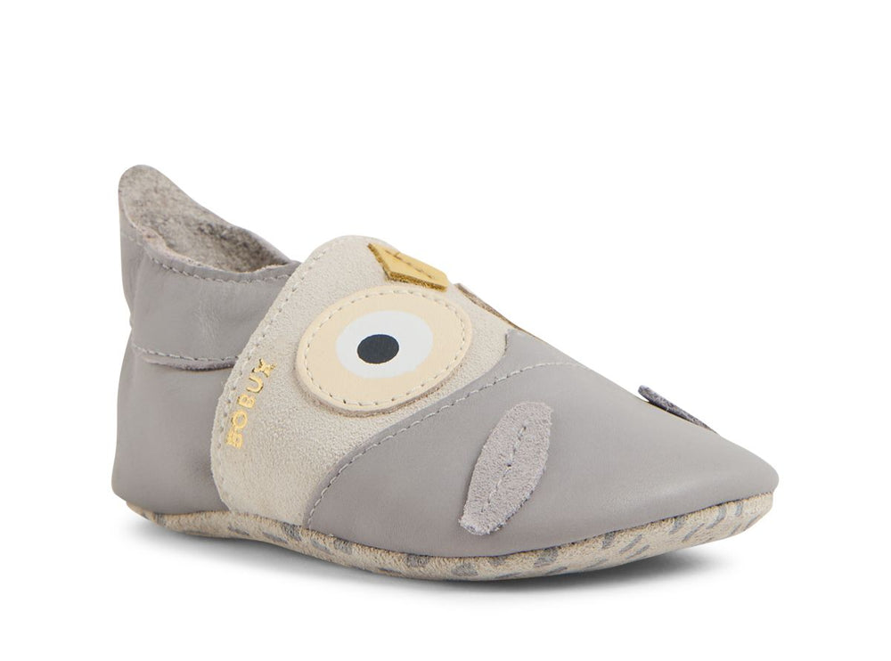 Bobux Pantuflas Hootie Grey Gull