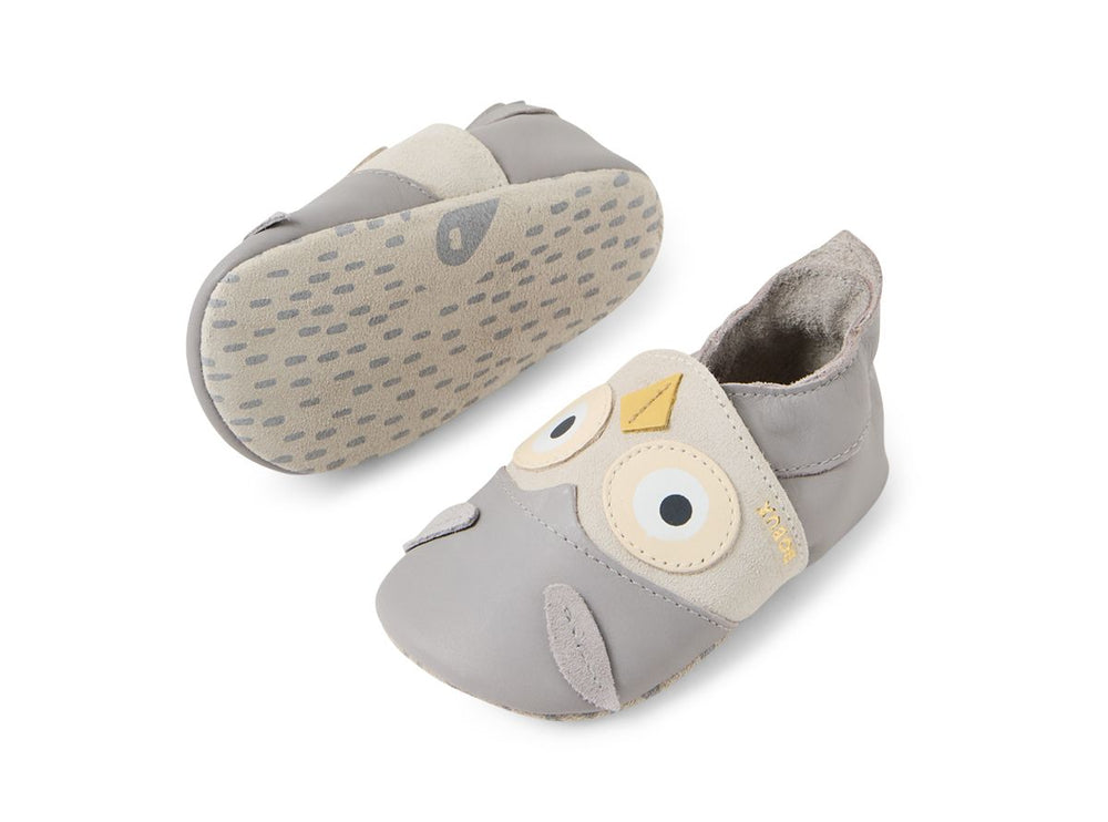Bobux Pantuflas Hootie Grey Gull