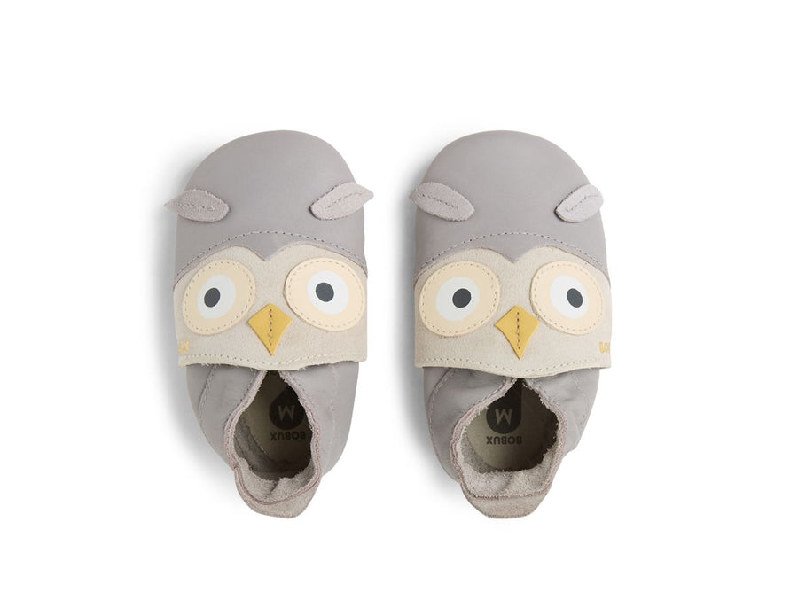 Bobux Pantuflas Hootie Grey Gull