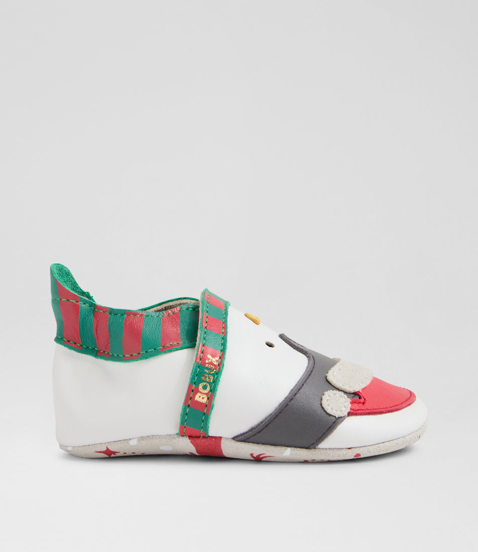 Bobux Pantuflas Jingle White Poppy