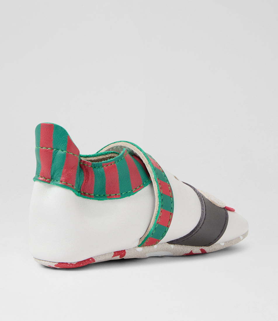 Bobux Pantuflas Jingle White Poppy