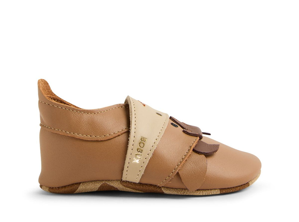 Bobux Chaussons Mooley Cow Caramel