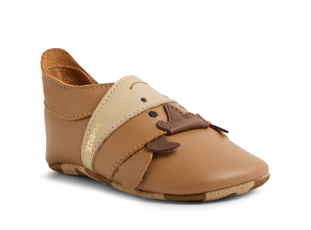 Bobux Chaussons Mooley Cow Caramel