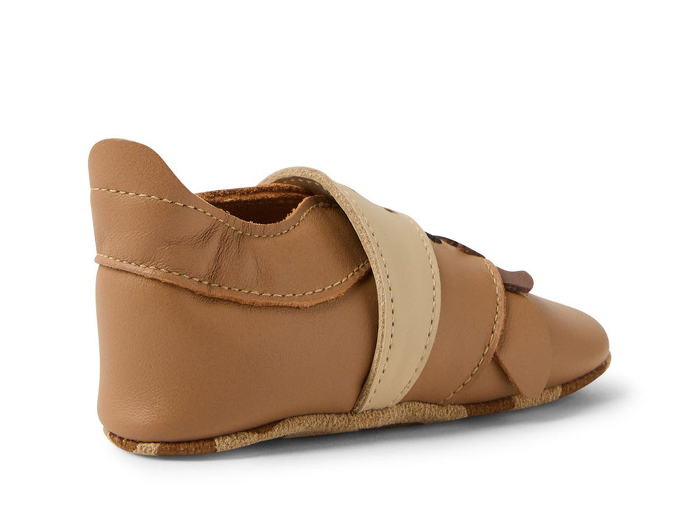 Bobux Chaussons Mooley Cow Caramel