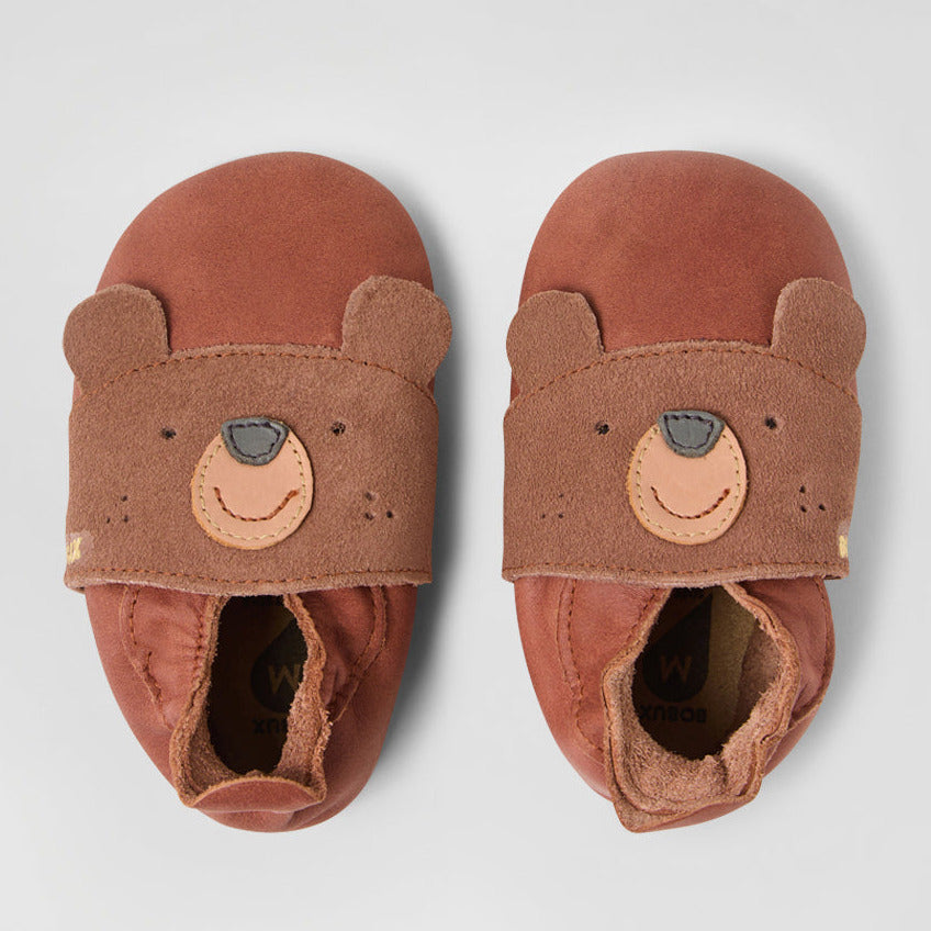 Bobux Chaussons Papa Bear Toffee