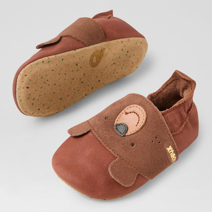 Bobux Chaussons Papa Bear Toffee