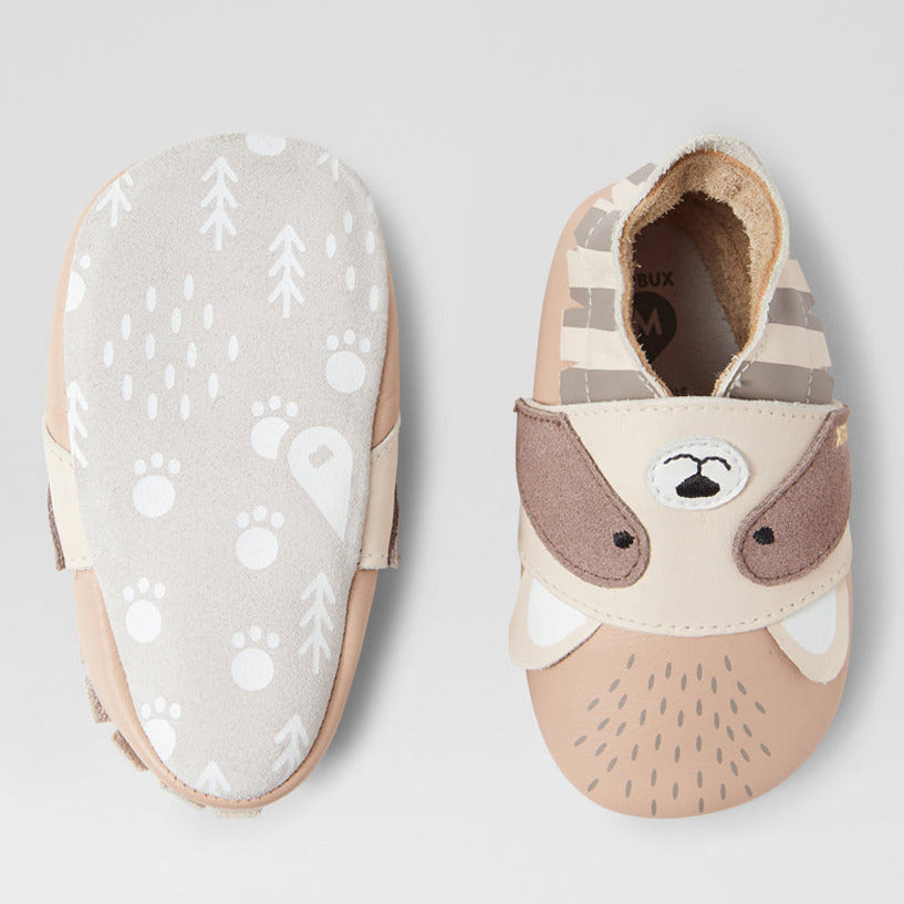 Bobux Chaussons Rickie Pearl Beige