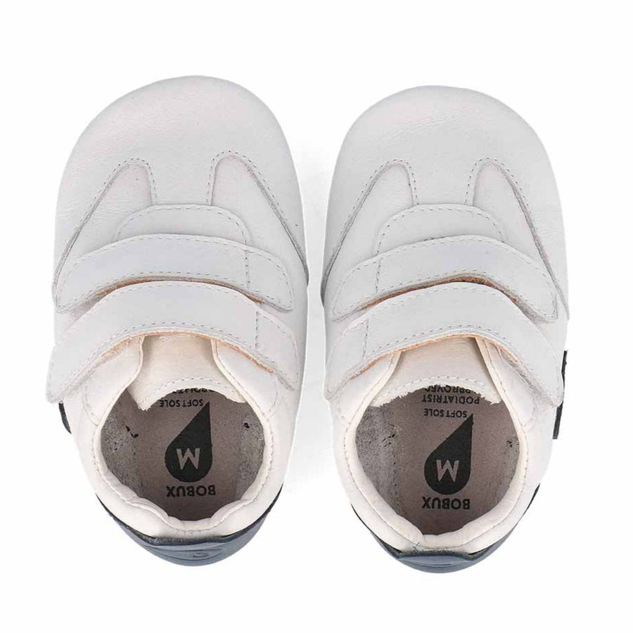 Bobux Chaussons Pitch Blanc