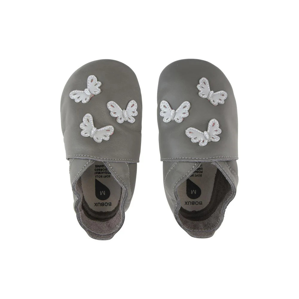 Bobux Chaussons Butterflies Grey