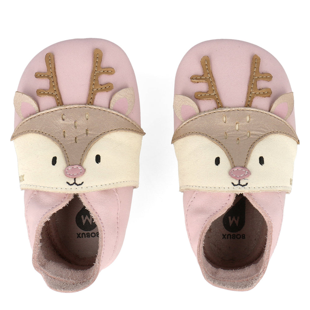 Bobux Chaussons Fawna Rosewater