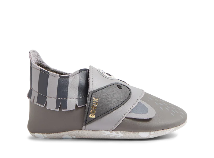 Bobux Primeros pasos Mapache Gris