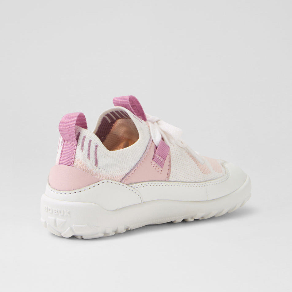 Bobux Meta White-Parfait Pink