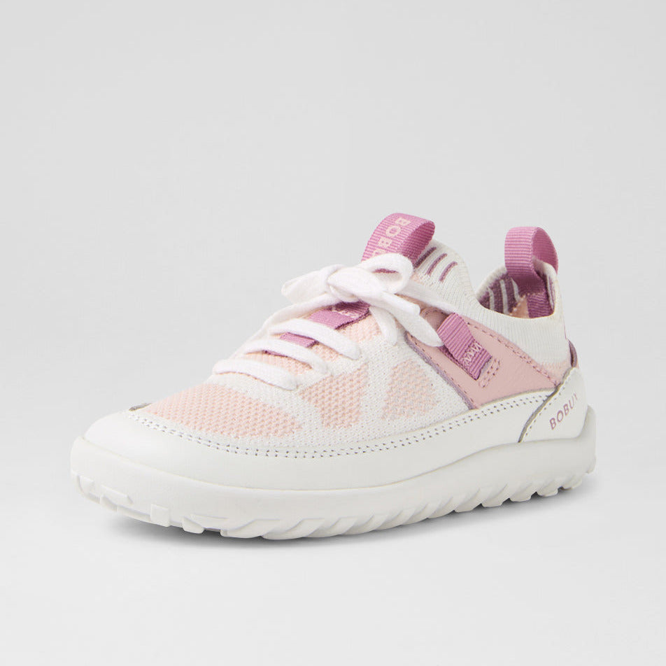 Bobux Meta White-Parfait Pink