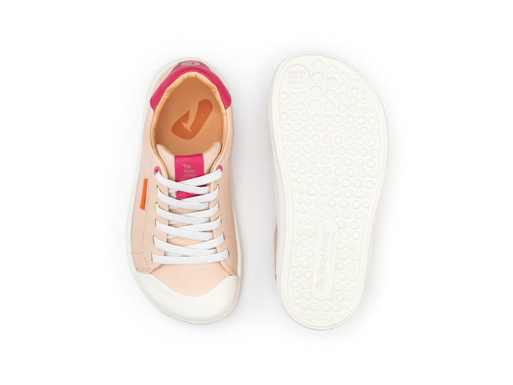 Tip Toey Joey Kidos Sneakers Volt Colors Papaya Cream Pitaya Pink
