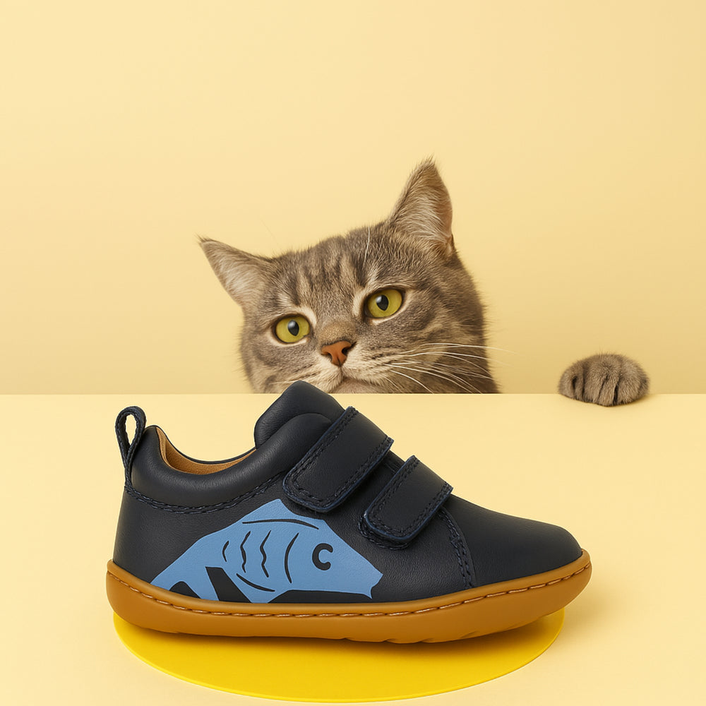 Camper Peu Sella Velcros Marine Fish