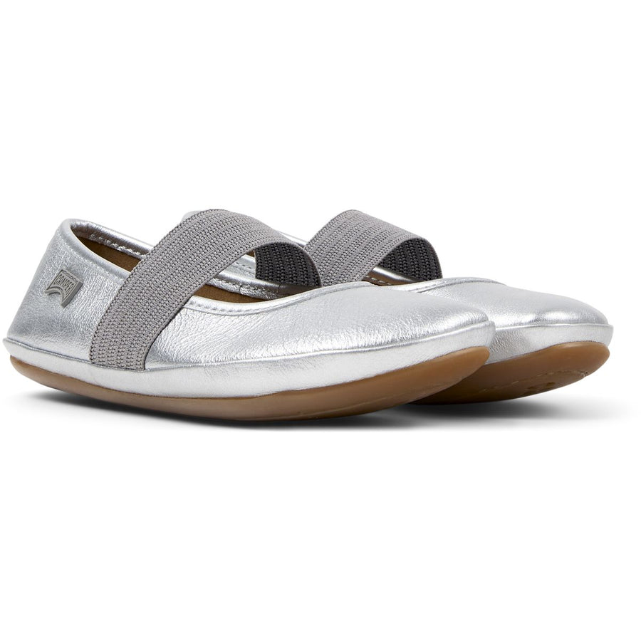 Camper Ballerines Right Gris Argenté