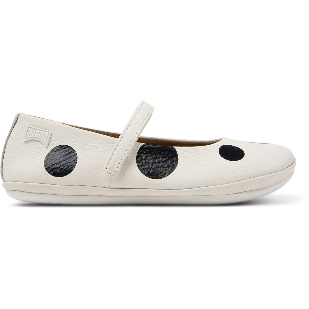 Camper Ballerines Twins Blanc Pois