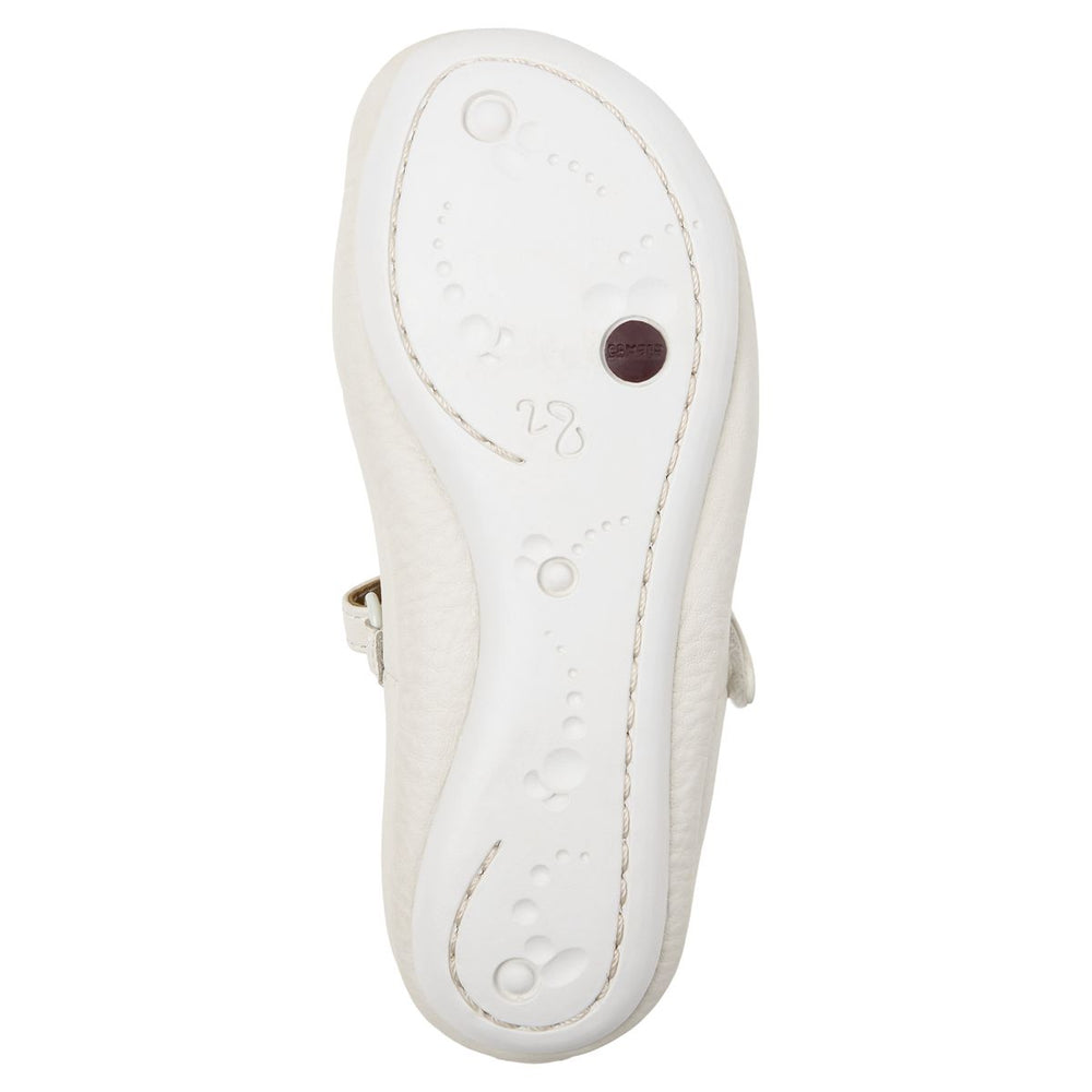 Camper Ballerines Twins Blanc Pois