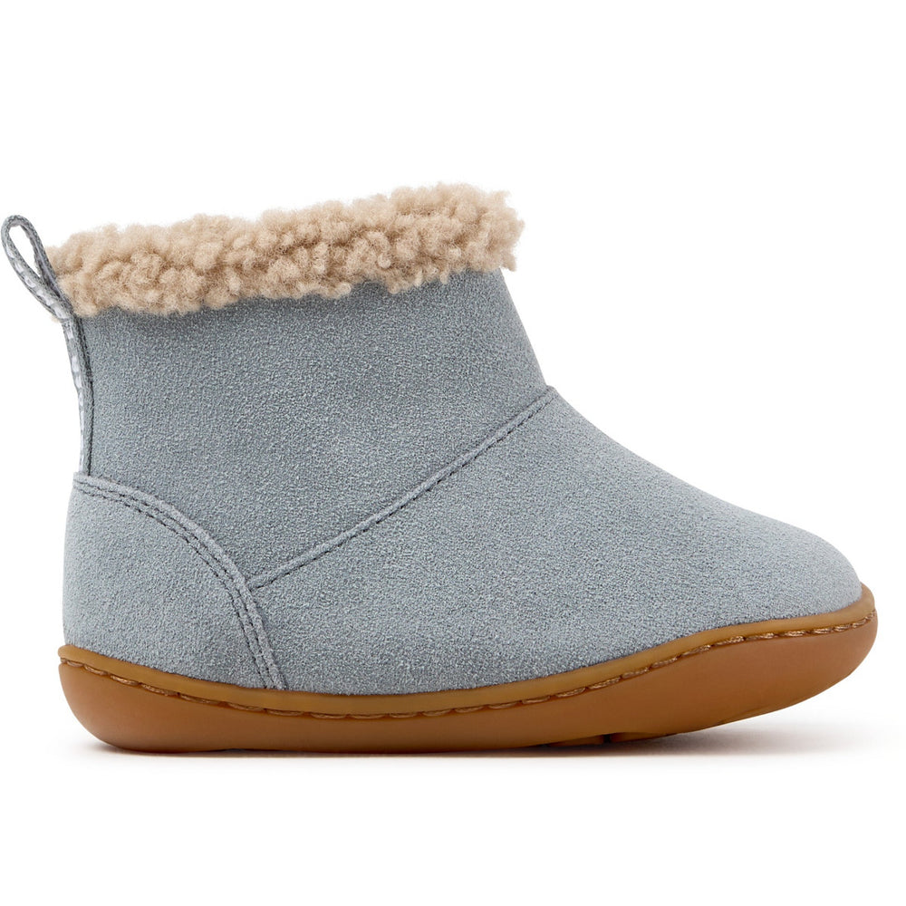 Camper FW Peu Botines Forro Zip Azul Cielo