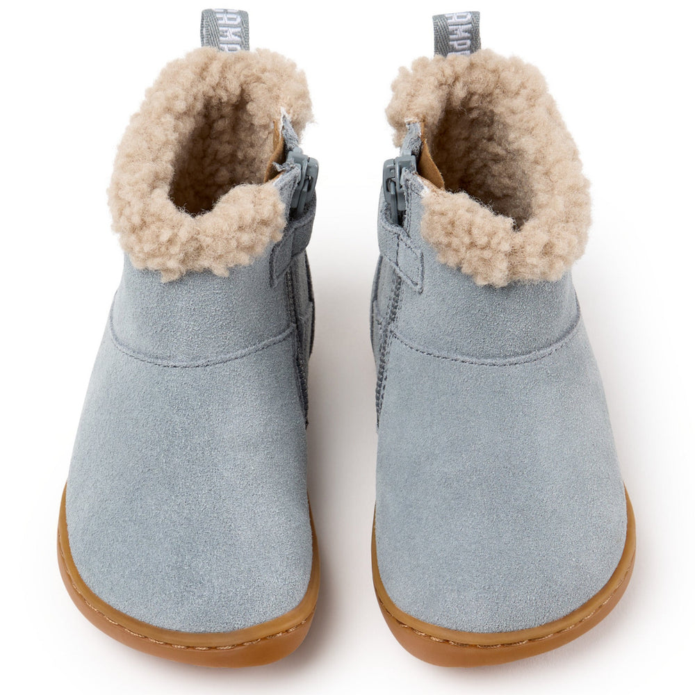 Camper FW Peu Botines Forro Zip Azul Cielo