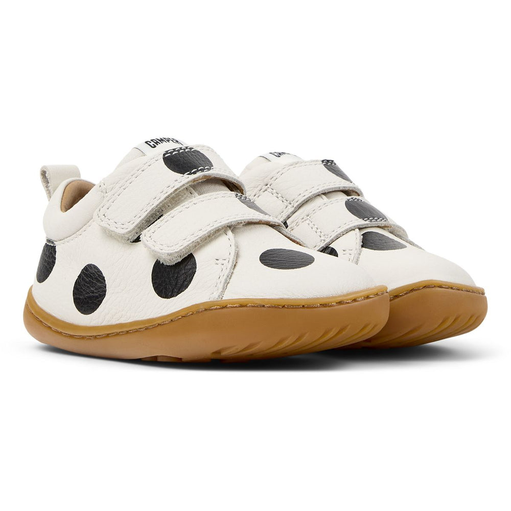 Camper FW Peu Velcros Twins Lunares Blanco