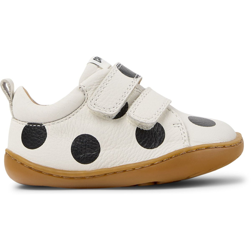 Camper FW Peu Velcros Twins Lunares Blanco