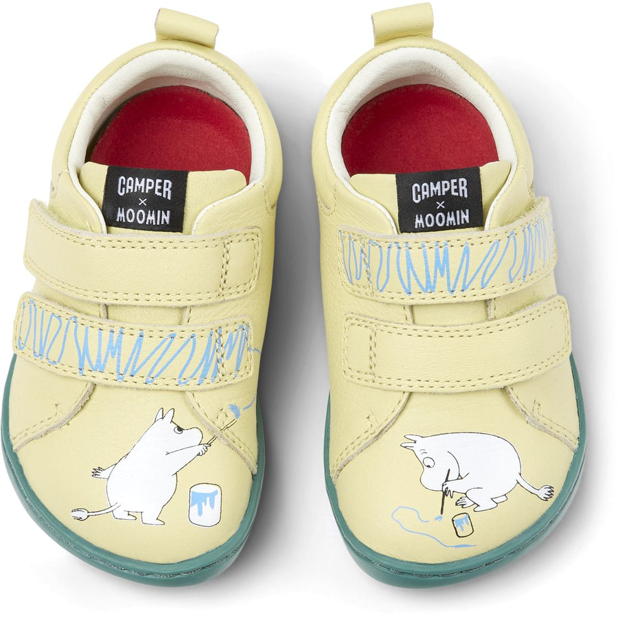 Camper FW Peu Velcros Twins Jaune