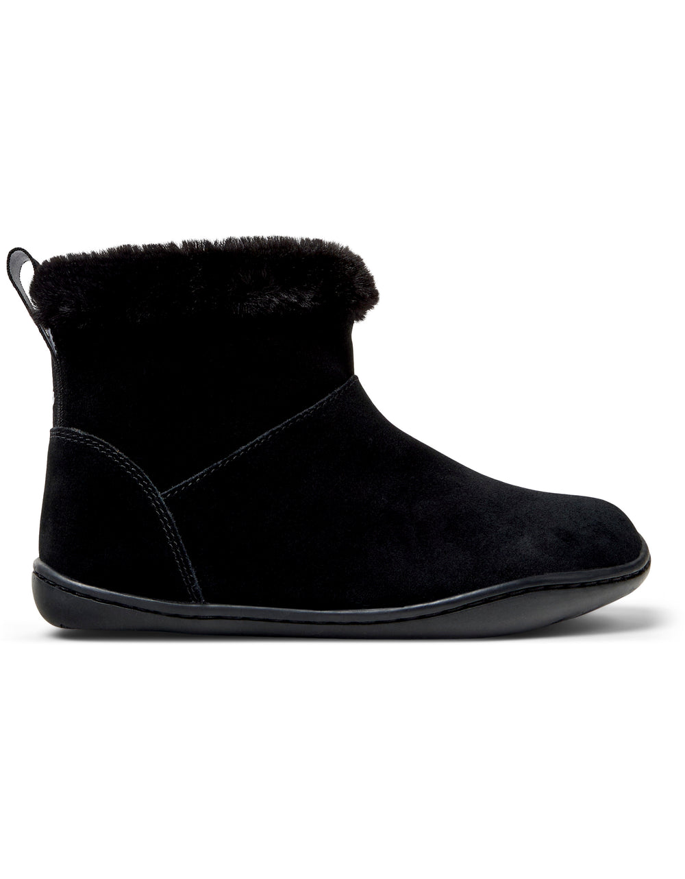 Camper Kids Peu Bottines Fourrées Noir