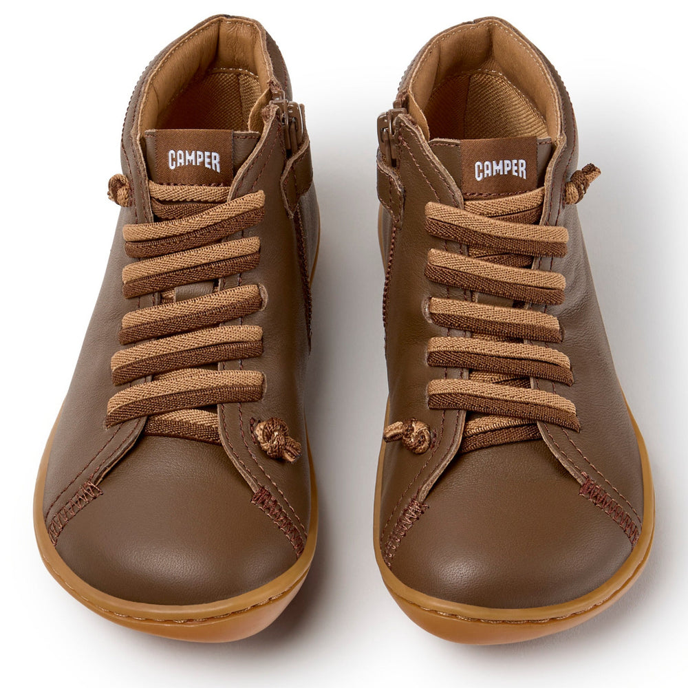 Camper Kids Peu Montantes Camel Marron