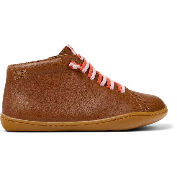 Camper Kids Peu Caña Alta Camel Rosa
