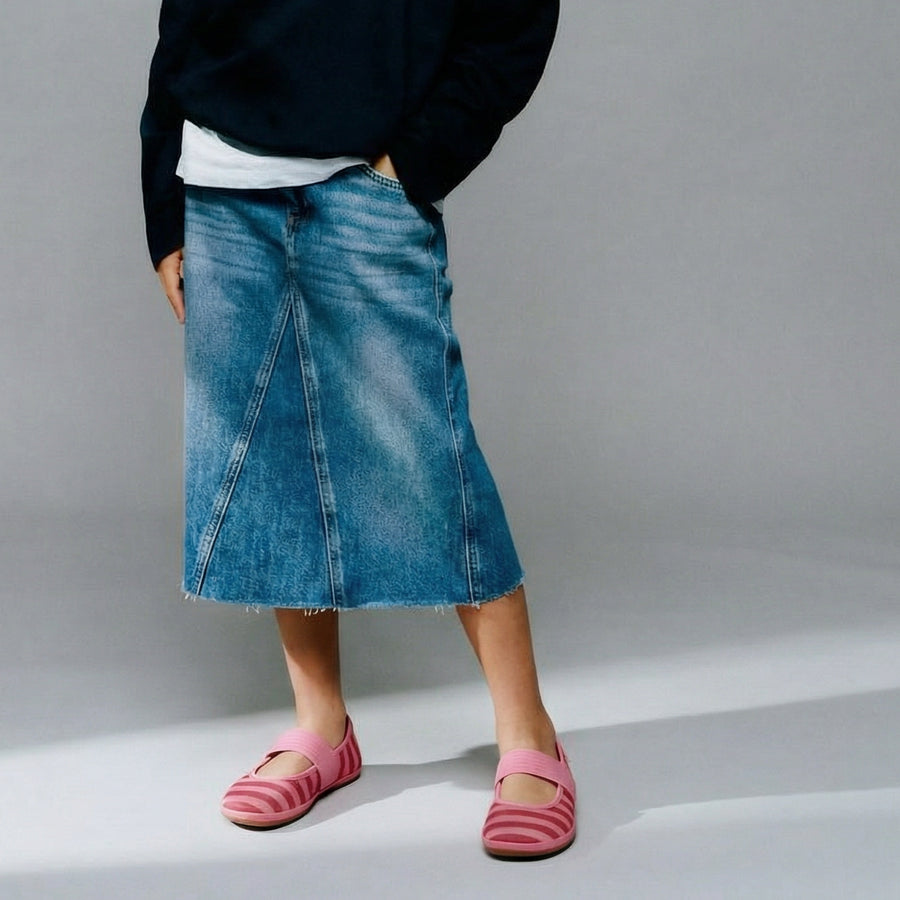 Camper Bailarinas Right Neptune Stripes