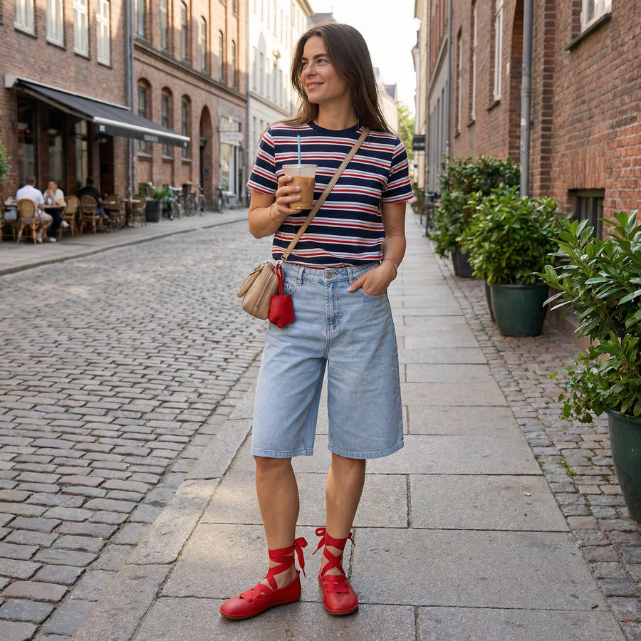 Camper Bailarinas Rojo