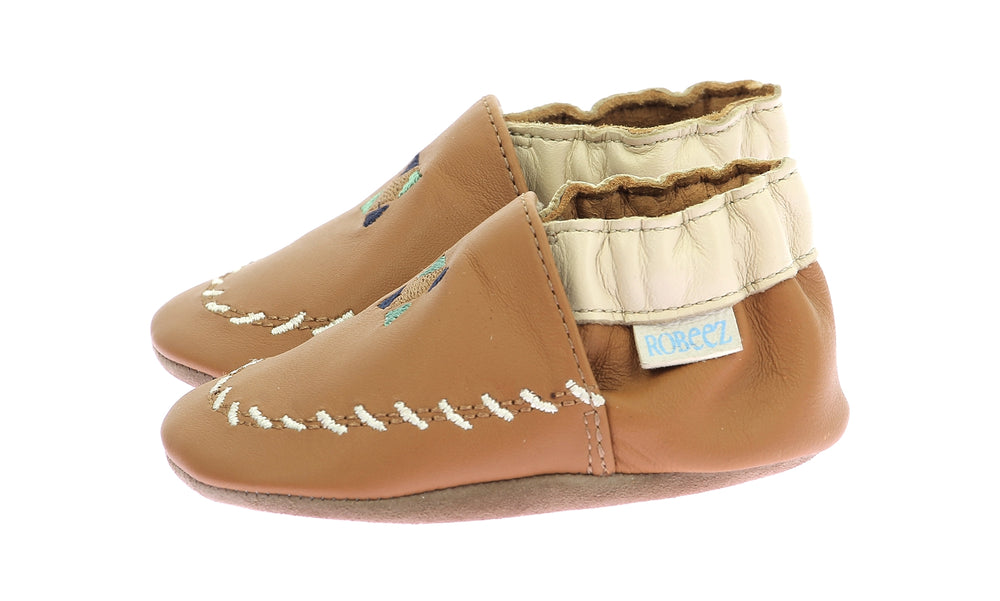 Robeez Chaussons In and Out Camel