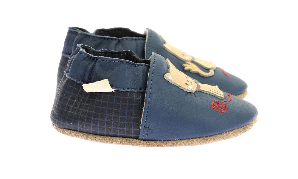 Robeez Chaussons Kitten Day Marine