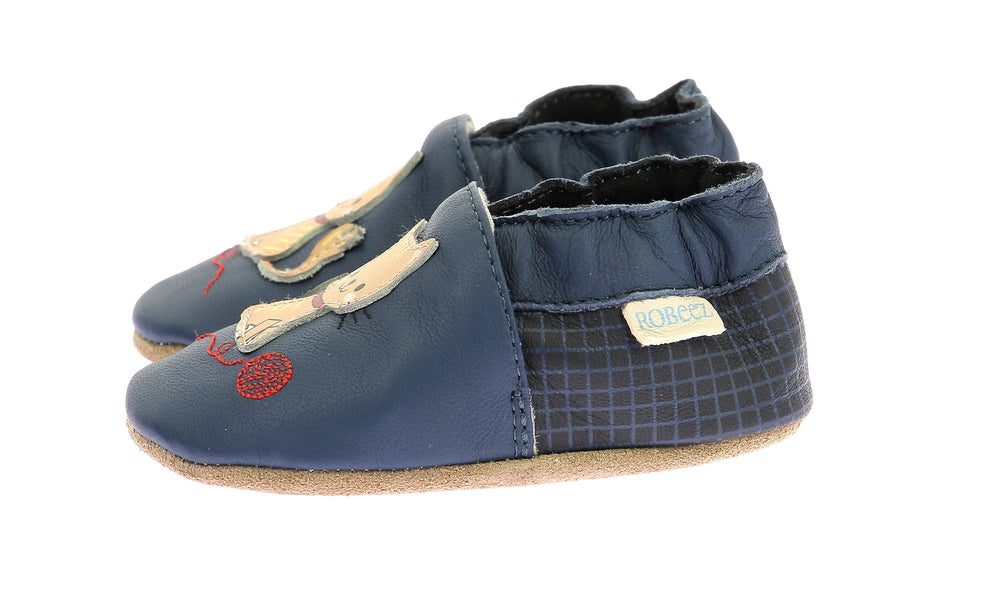 Robeez Chaussons Kitten Day Marine