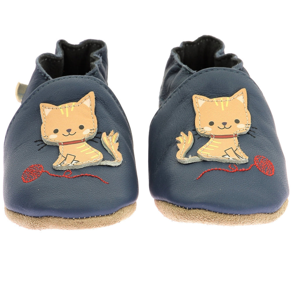 Robeez Chaussons Kitten Day Marine