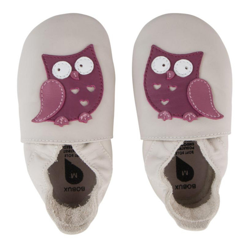 Bobux Primeros pasos Owl Milk