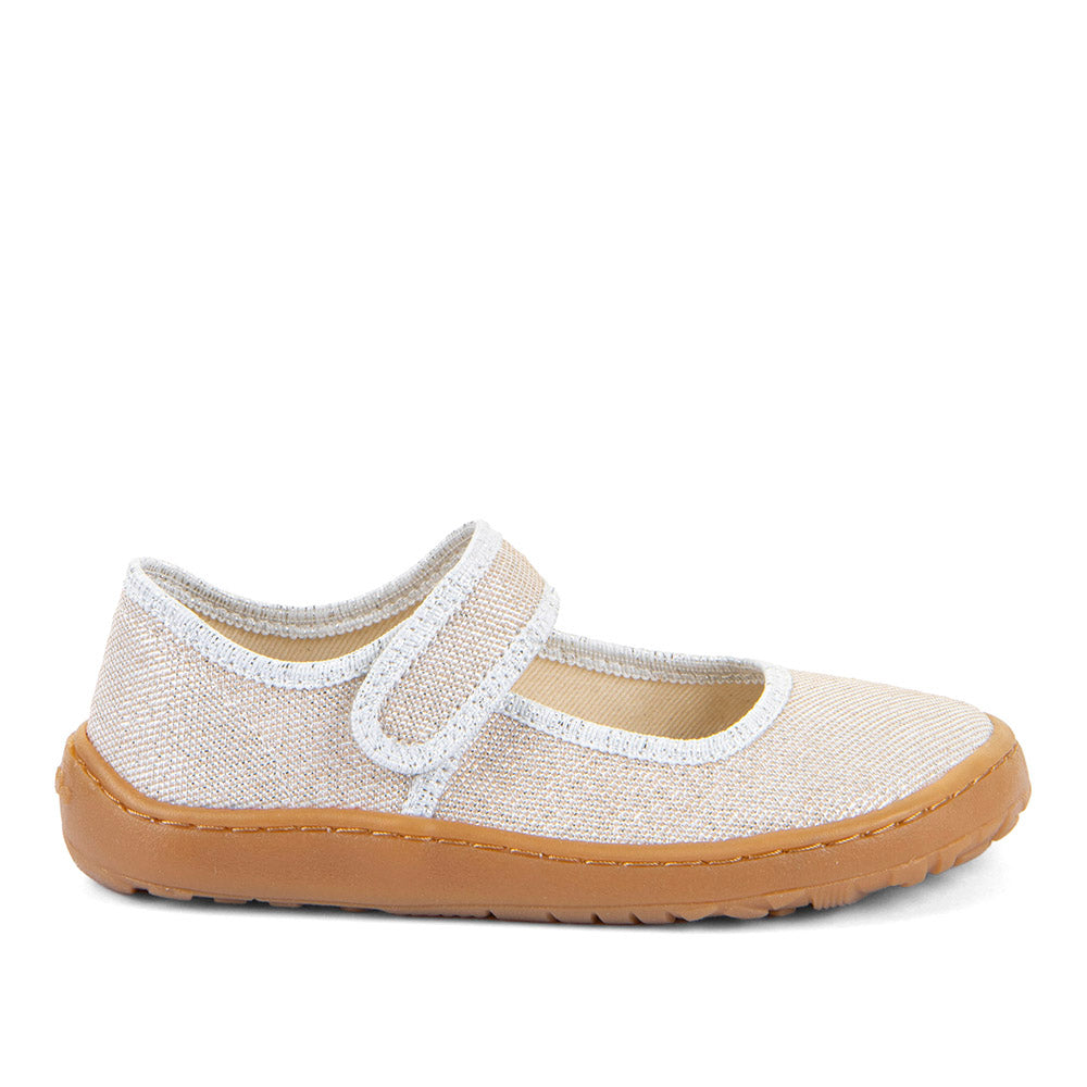 Froddo Barefoot Canvas Ballety Gold Shine