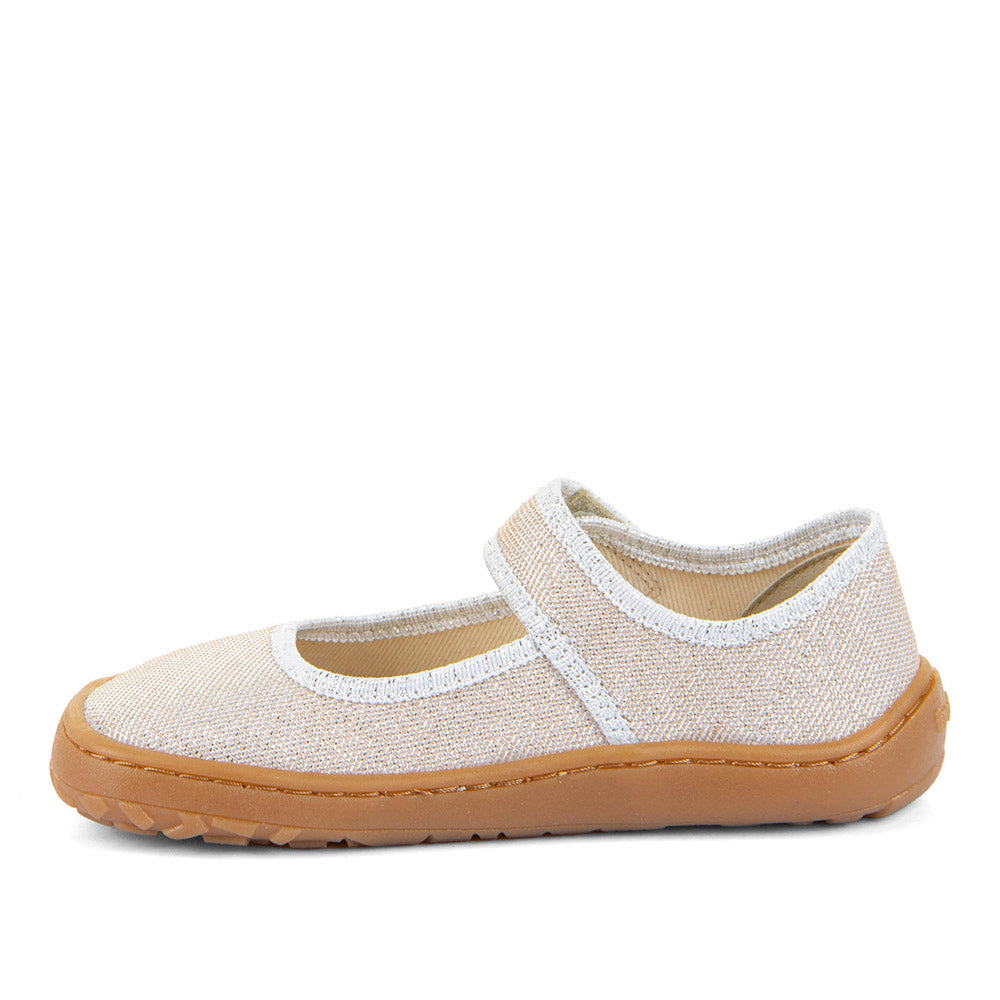 Froddo Barefoot Canvas Ballety Gold Shine