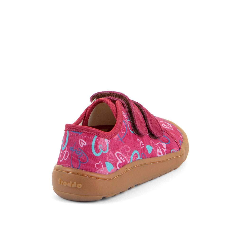 Froddo Barefoot Canvas Fuxia Plus