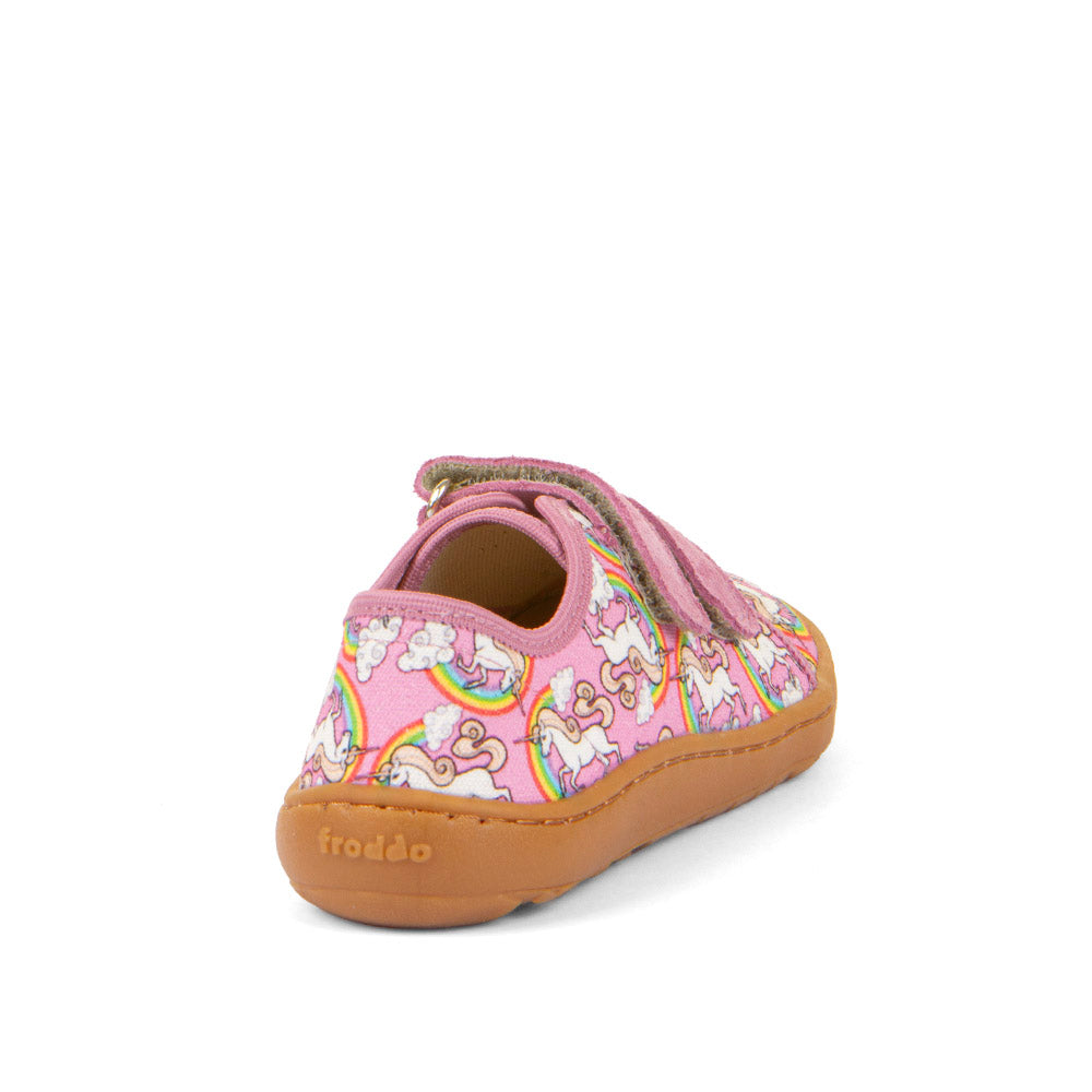 Froddo Barefoot Canvas White Pink