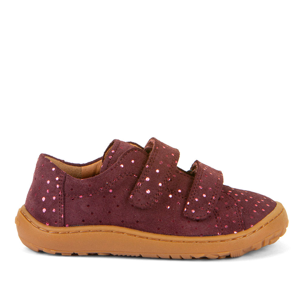 Froddo Barefoot Cuir Velcros II Bordeaux