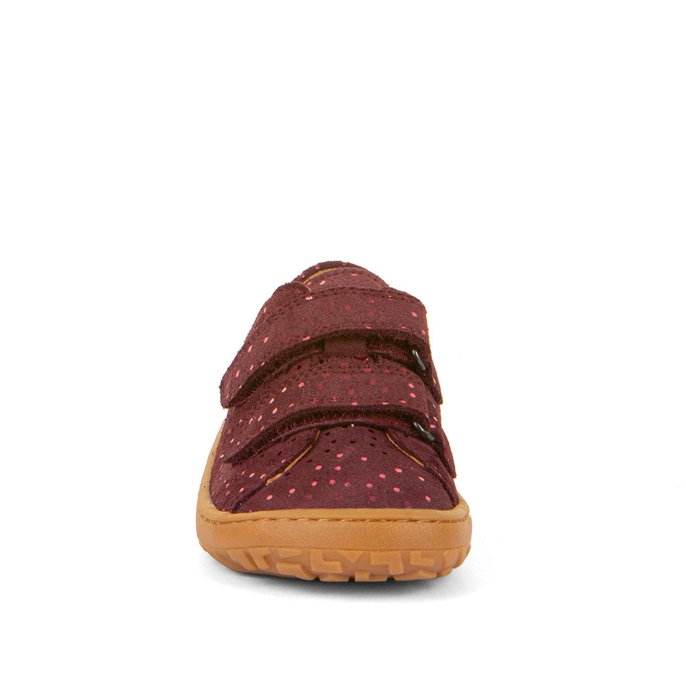 Froddo Barefoot Cuir Velcros II Bordeaux